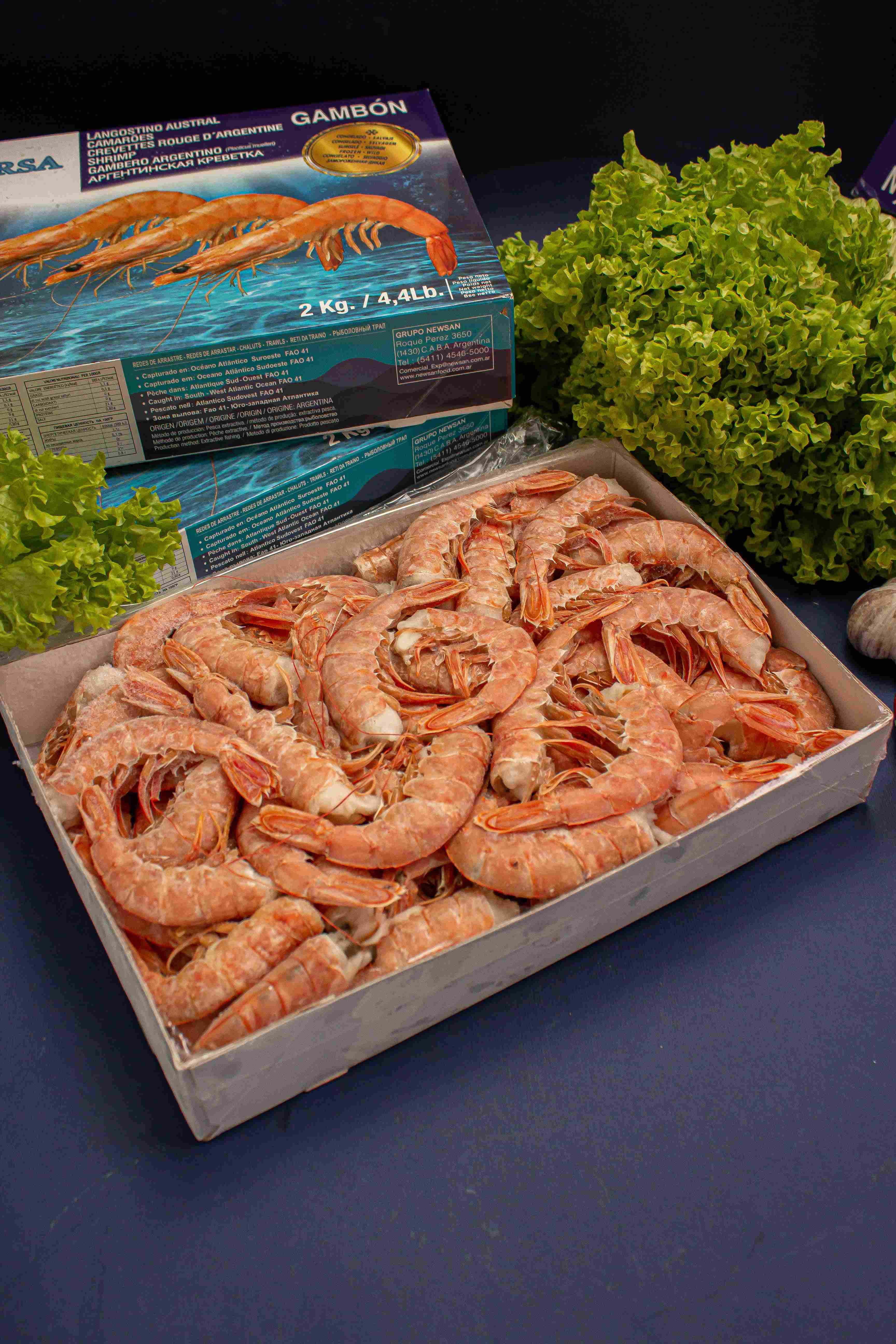 Креветка ЛАНГУСТІНИ - C1 (30-55) Головне фото продукту