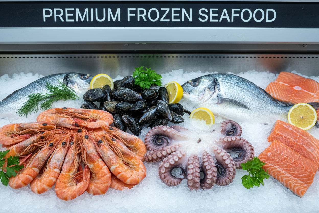 Свіжоморежені морепродукти