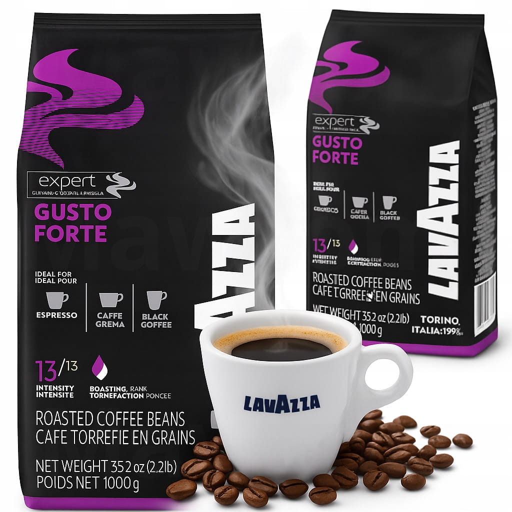 Кава густо форте (зерно) Лавацца Lavazza gusto forte 1kg Головне фото продукту