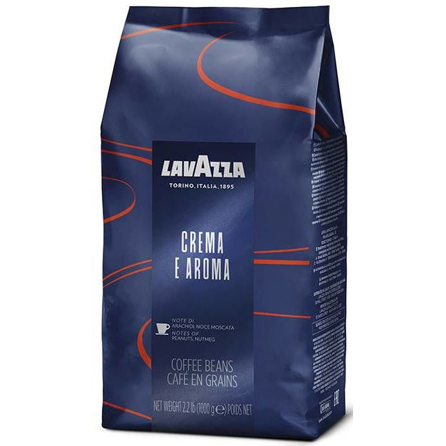 Кава крема арома еспресо (синя) (зерно) Лавацца Lavazza crema e aroma espresso 1kg Головне фото продукту
