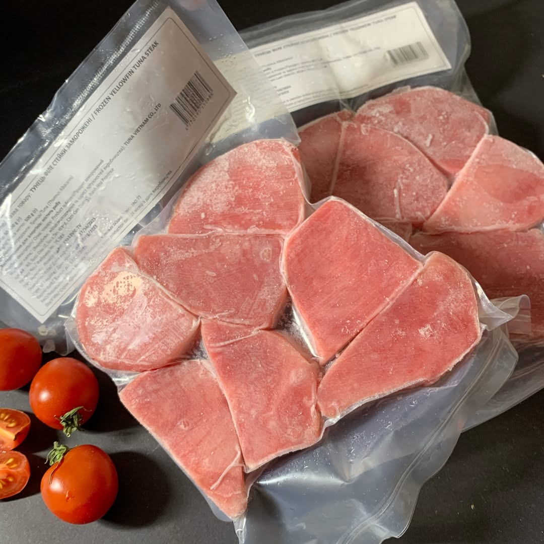 Тунец СТЕЙК 500гр в вакуумной упаковке Главное изображение товара