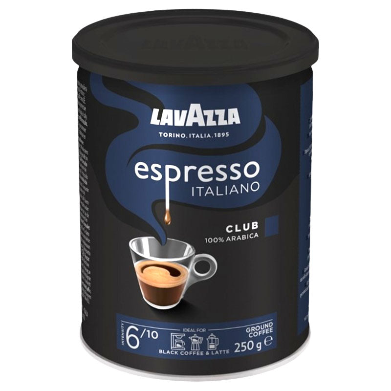 Кава клаб арабіка (мелена) ж/б Лавацца Lavazza club arabica 250g Головне фото продукту